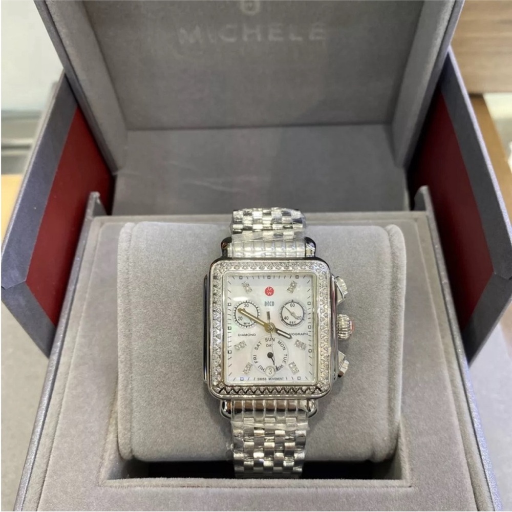 Michele Deco Diamond Watch